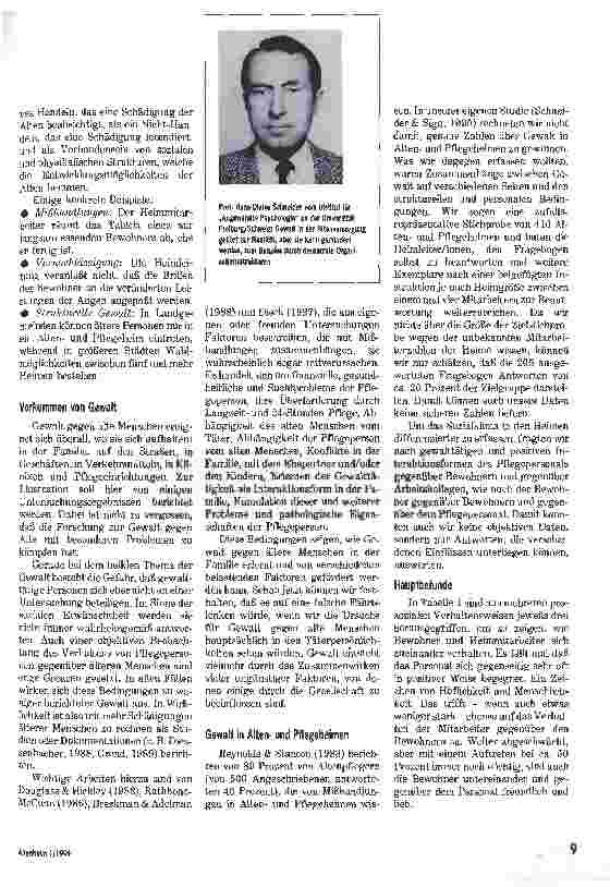 Vorschauseite 2: Gewaltfreiheit als Prozeß