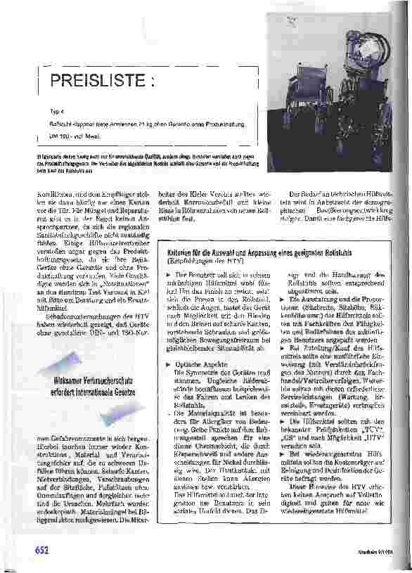 Vorschauseite 4: Rollstühle auf dem Prüfstand