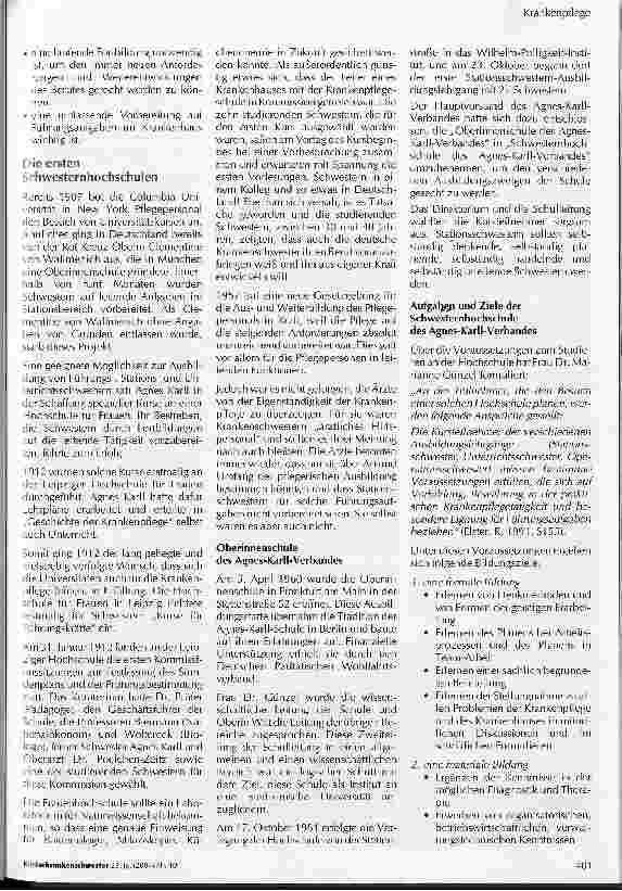 Vorschauseite 2: Wandel im Berufsbild der Stationsschwester