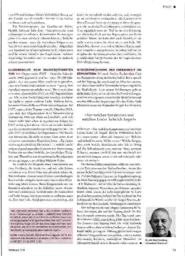 Vorschauseite 2: Das Leben vollenden?