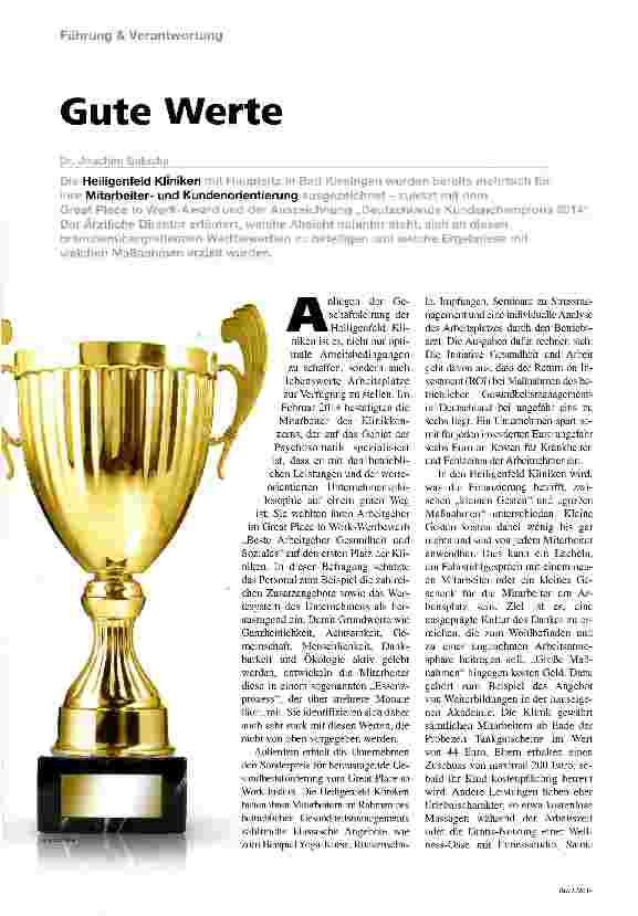 Vorschauseite 1: Gute Werte