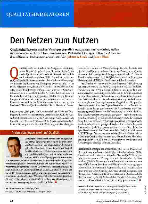 Vorschauseite 1: Den Netzen zum Nutzen
