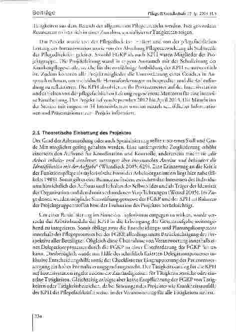 Vorschauseite 4: Skill und Grade Mix auf Intensivstationen -Evaluation eines Modellprojektes