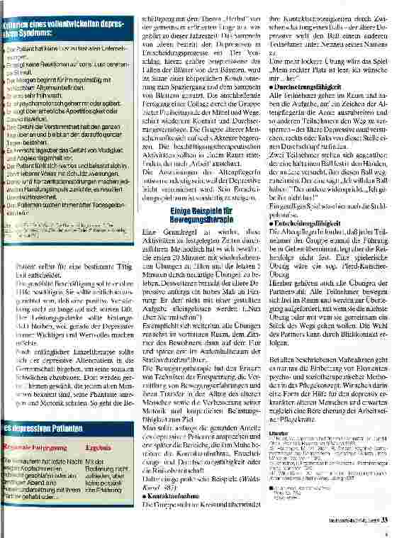 Vorschauseite 2: Depressionen im Alter Was sollten Altenpfleger/-innen wissen