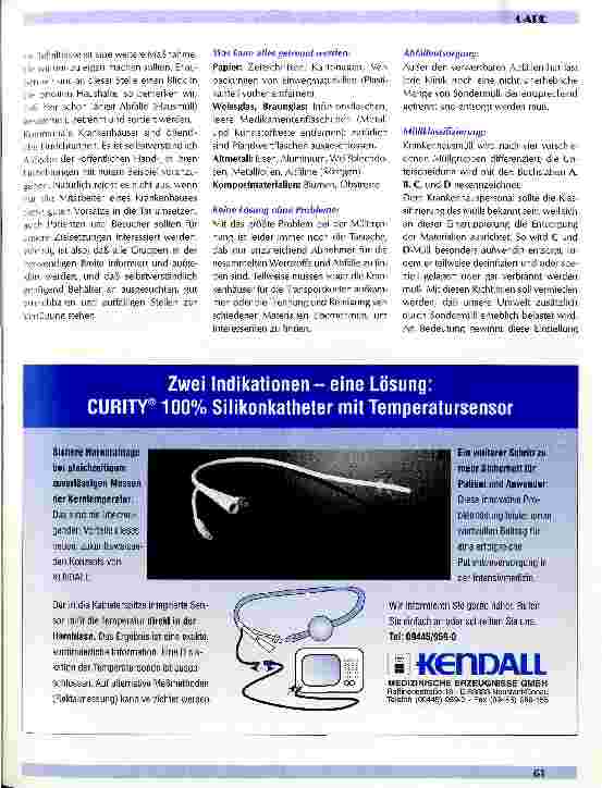 Vorschauseite 3: Umweltschutz im Krankenhaus