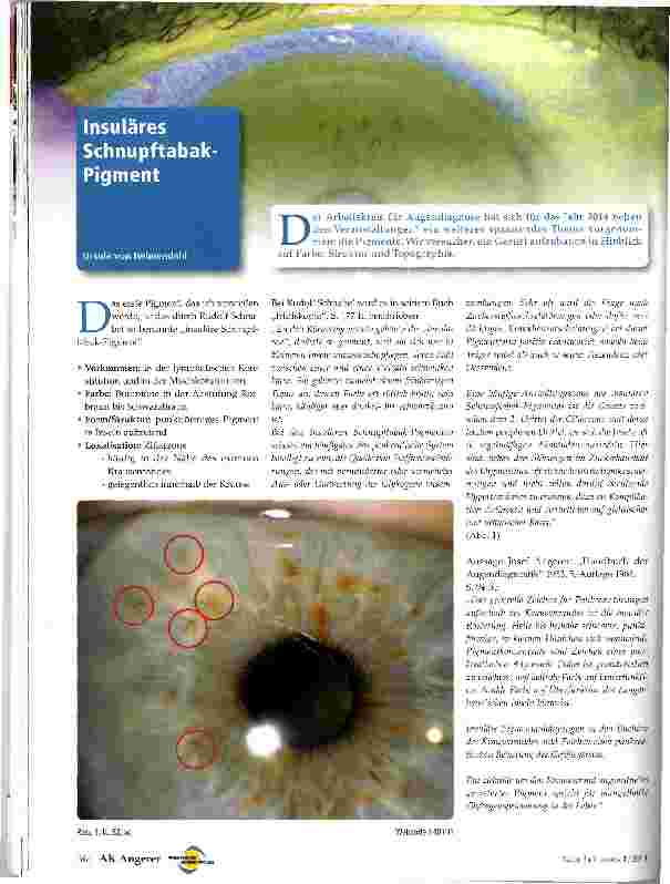 Vorschauseite 1: Insulares Schnupftabak-Pigment