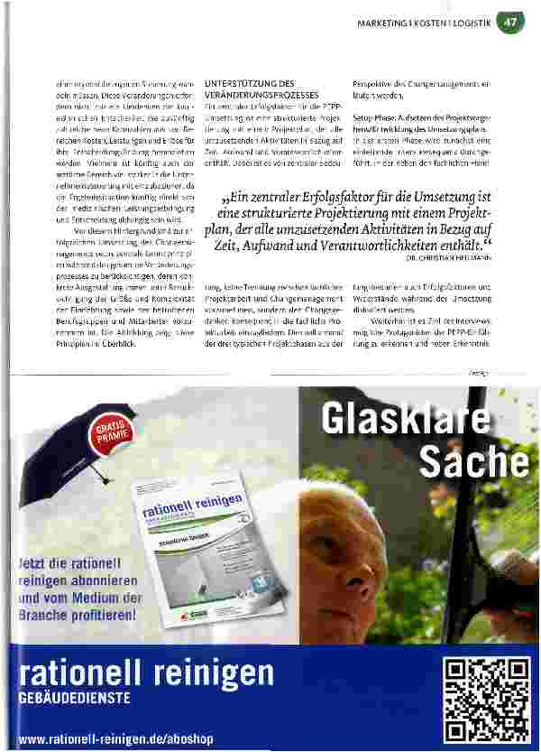 Vorschauseite 2: PEPP MACHTS NÖTIG, SERIE TEIL 3 PEPP-Einführung: Change als Chance