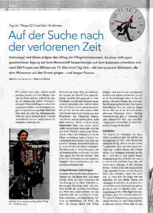 Vorschauseite 1: Auf der Suche nach der verlorenen Zeit