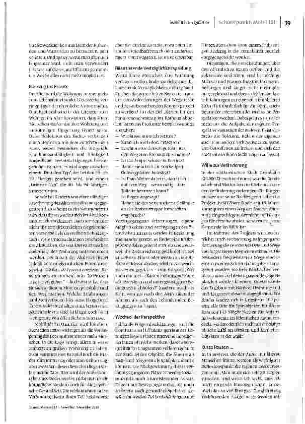 Vorschauseite 2: Die beSITZbare Stadt