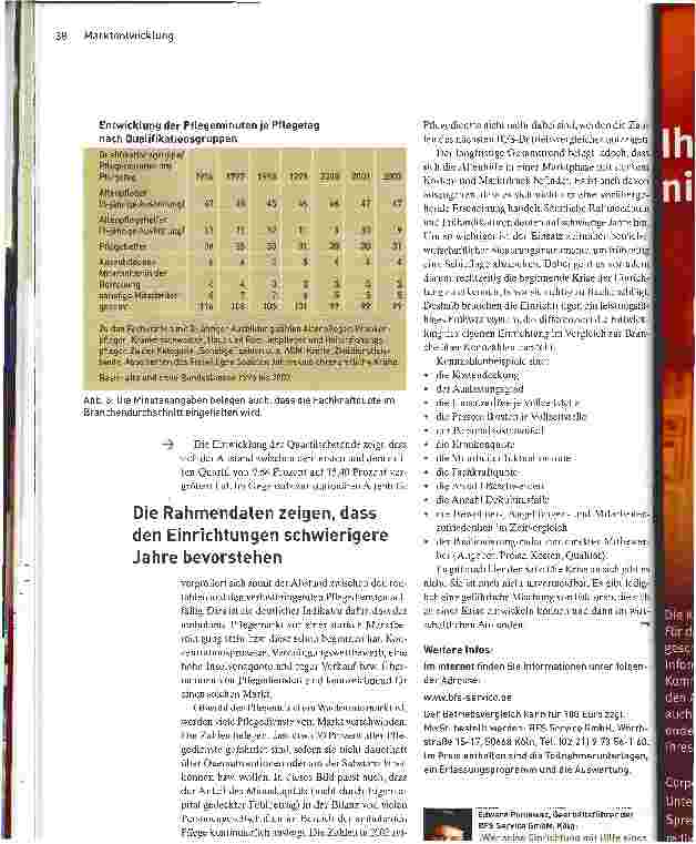 Vorschauseite 3: Sinkende Kostendeckung in HeimenBetriebsvergleich