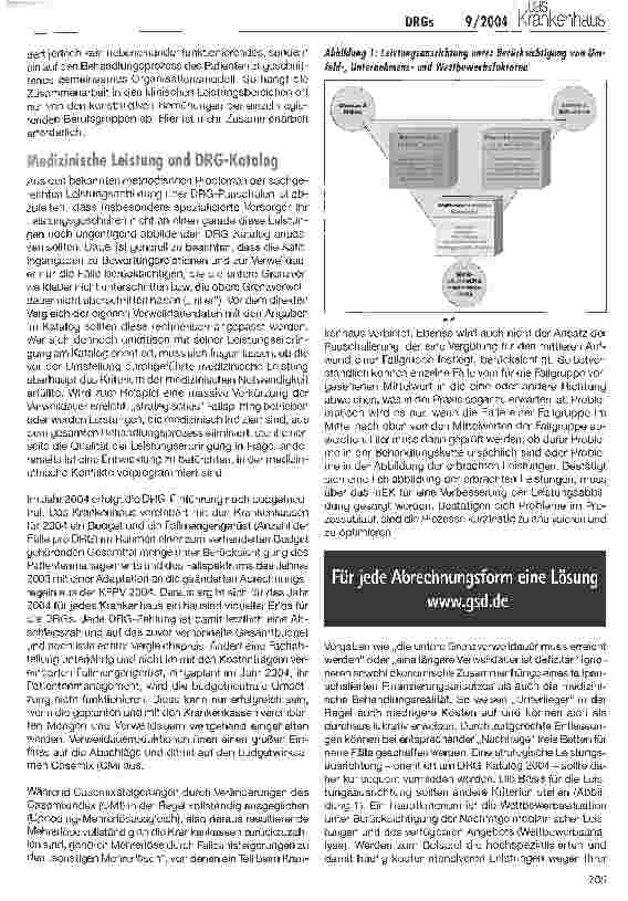 Vorschauseite 3: DRGs, Wettbewerb und Strategie