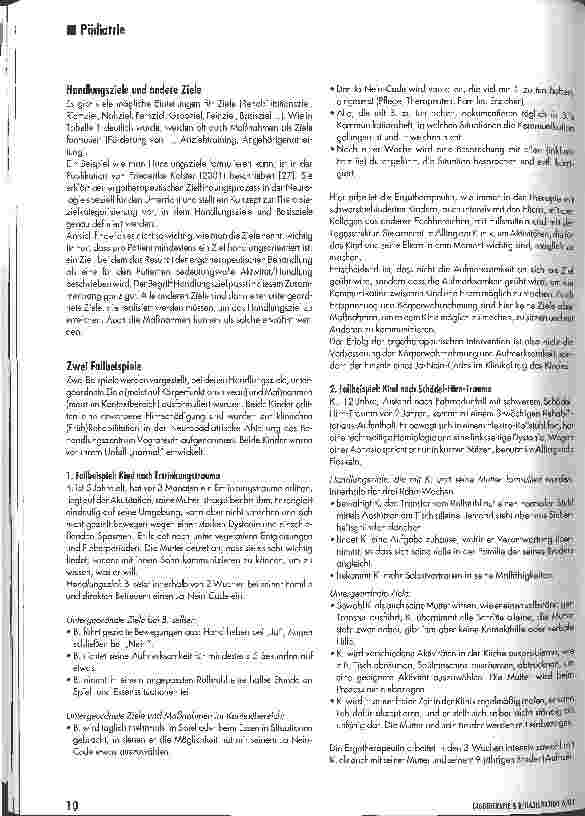 Vorschauseite 6: Ist die Verbesserung von Feinmotorik ein ergotherapeutisches Therapieziel?Eine kritische Betrachtung ergotherapeutischer Therapieziele unter handlungsorientierten Gesichtspunkten