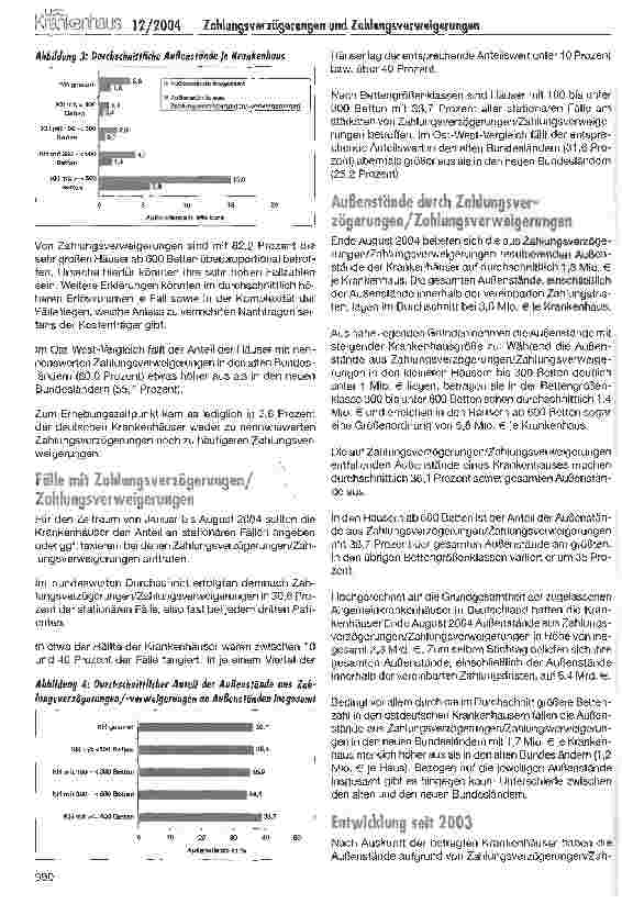 Vorschauseite 2: Zahlungsverzögerungen und Zahlungsverweigerungen durch die gesetzlichen Krankenkassen