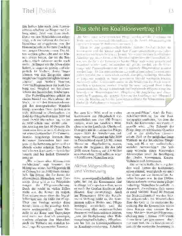 Vorschauseite 2: Alt werden im vertrauten Vierte
