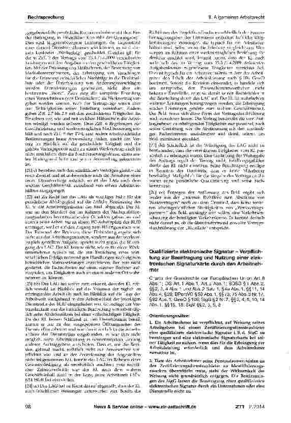 Vorschauseite 3: Arbeitnehmerstatus - Werkvertrag - Nachqualifizierung von Bodendenkmälern