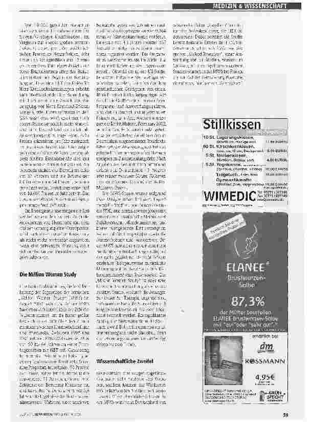 Vorschauseite 2: Wechseljahre Mangel oder Reifeprozess?