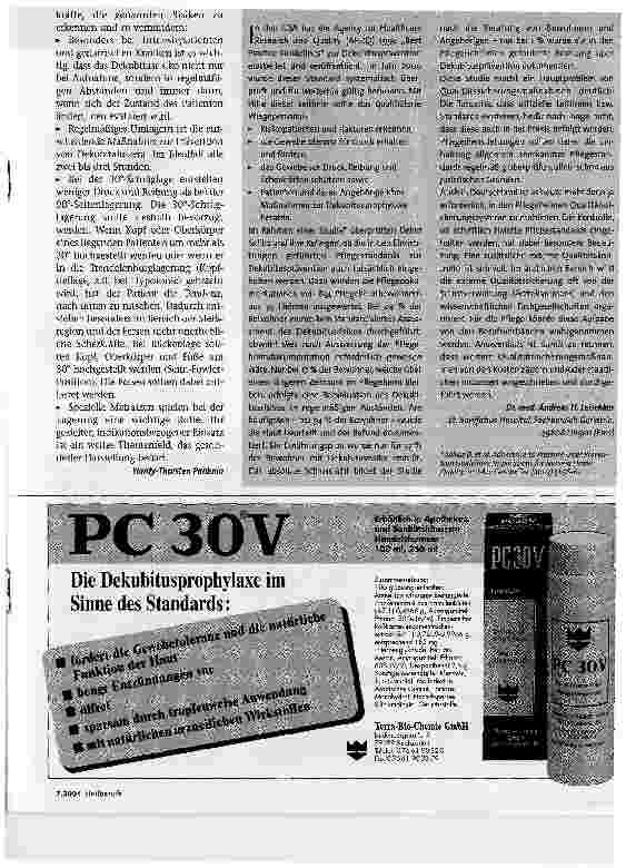 Vorschauseite 2: DekubitalgeschwürePrävention iatrogener Erkrankungen