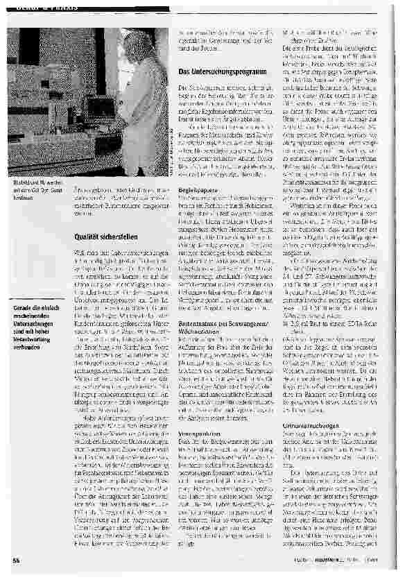 Vorschauseite 2: Zusammenarbeit mit dem Labor