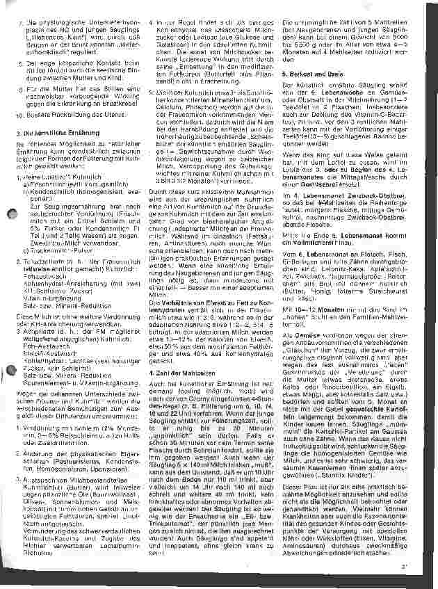 Vorschauseite 2: Kinderheilkunde 39. Folge: Ernährung im ersten Lebensjahr