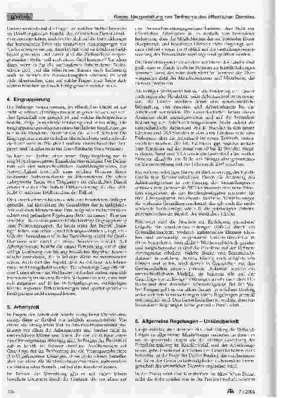 Vorschauseite 3: Neugestaltung des Tarifrechts des öffentlichen Dienstes