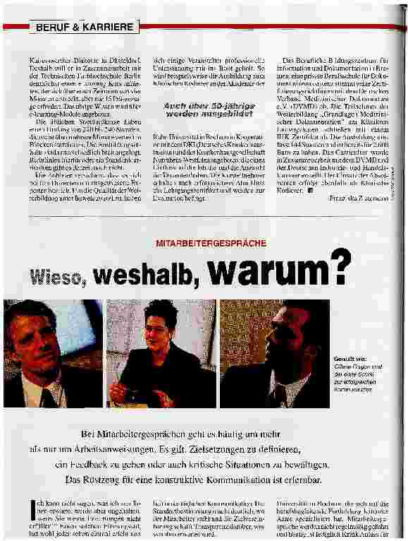 Vorschauseite 3: Der Schlüssel zum ErlösKLINISCHE KODIERER
