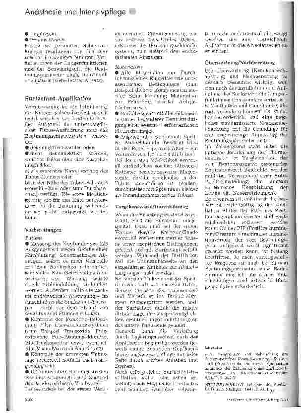 Vorschauseite 3: Assistenz bei der Surfactant-Therapie von Frühgeborenen/Neugeborenen mit Ateminsuffizienz