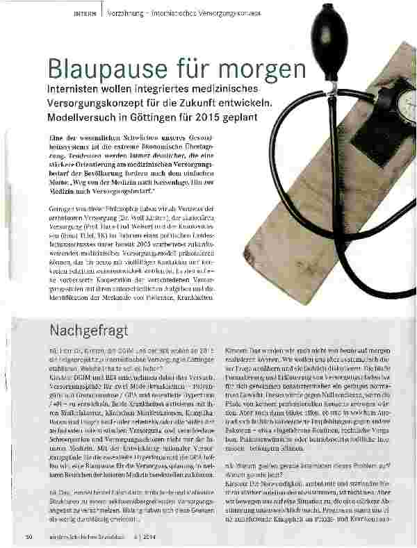 Vorschauseite 1: Blaupause für morgen