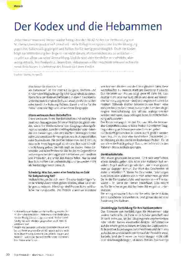Vorschauseite 1: Der Kodex und die Hebammen