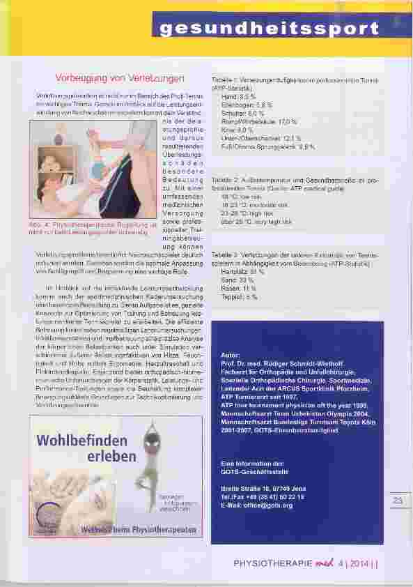 Vorschauseite 3: Sportart Tennis