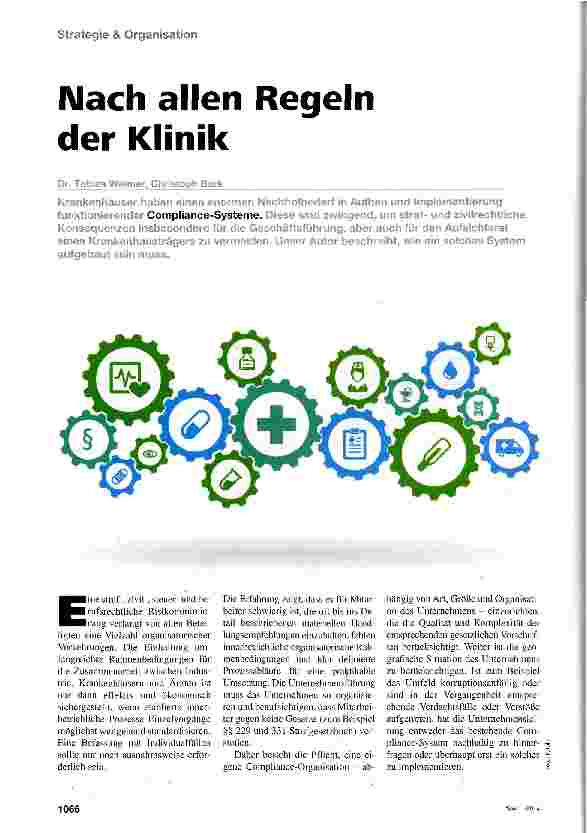 Vorschauseite 1: Nach allen Regeln der Klinik