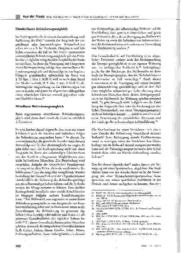 Vorschauseite 3: Individuelle Hilfe im Pflegefall im Wege der Gewährung von Hilfsmitteln durch die Sozialämter
