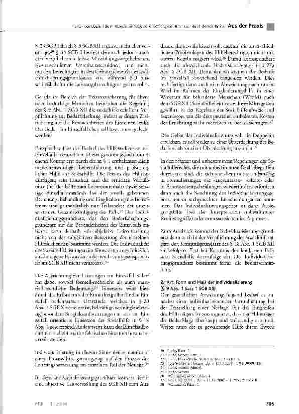 Vorschauseite 6: Individuelle Hilfe im Pflegefall im Wege der Gewährung von Hilfsmitteln durch die Sozialämter