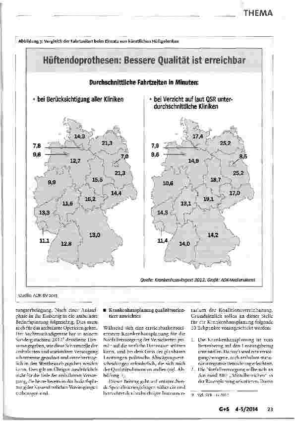 Vorschauseite 5: Qualitätswettbewerb in den Leitplanken einer bedarfsorientierten Krankenhausplanung und -finanzierung