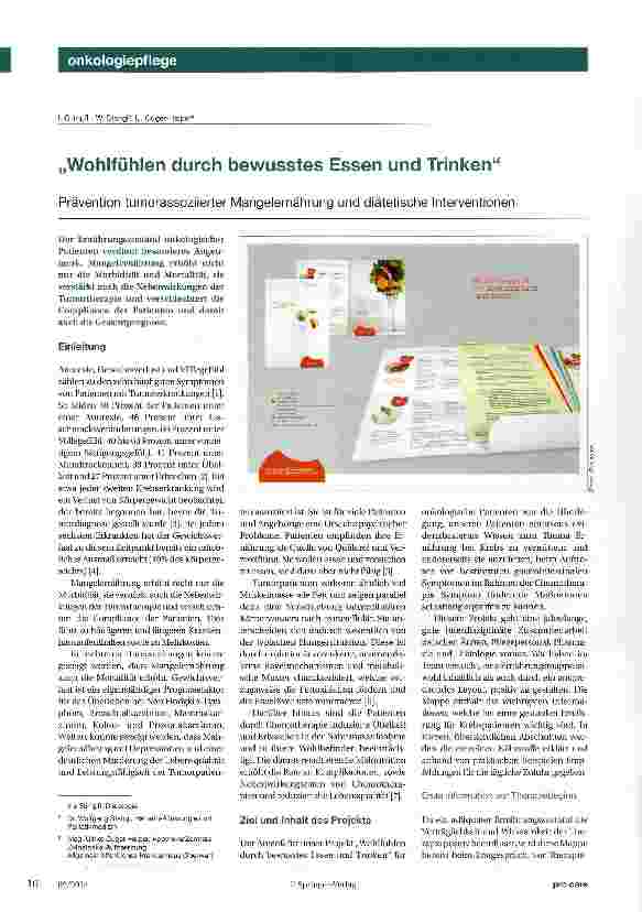 Vorschauseite 1: Wohlfühlen durch bewusstes Essen und Trinken