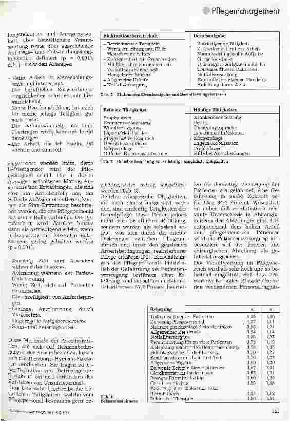 Vorschauseite 3: Arbeitsbelastungen und Arbeitszufriedenheit beim Krankenpflegepersonal
