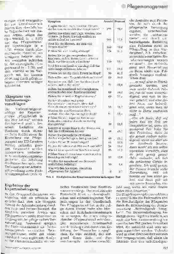 Vorschauseite 5: Arbeitsbelastungen und Arbeitszufriedenheit beim Krankenpflegepersonal