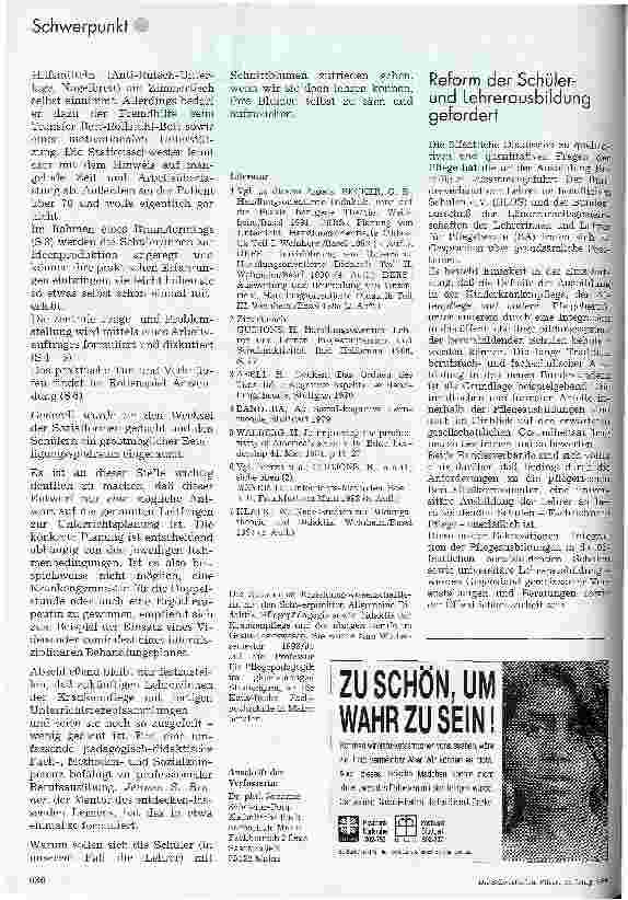 Vorschauseite 6: Handlungsorientierter Didaktikansatz für den Theorie-Praxis-Transfer in der Krankenpflegeausbildung
