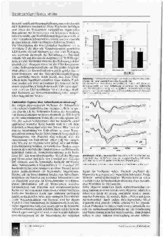 Vorschauseite 3: Hypnotisch induzierte Analgesie - Mechanismen