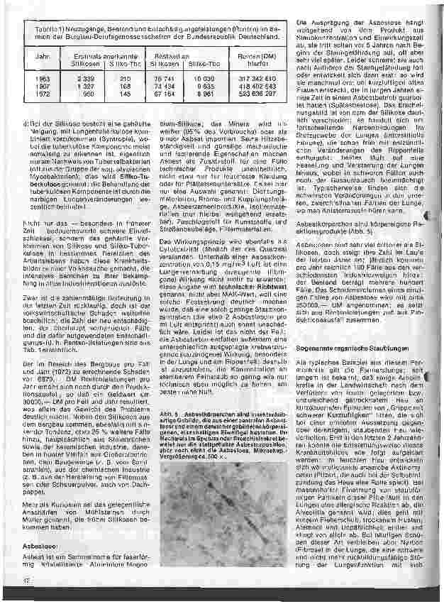 Vorschauseite 3: Arbeitsmedizin 14. Folge: Staublungenerkrankungen