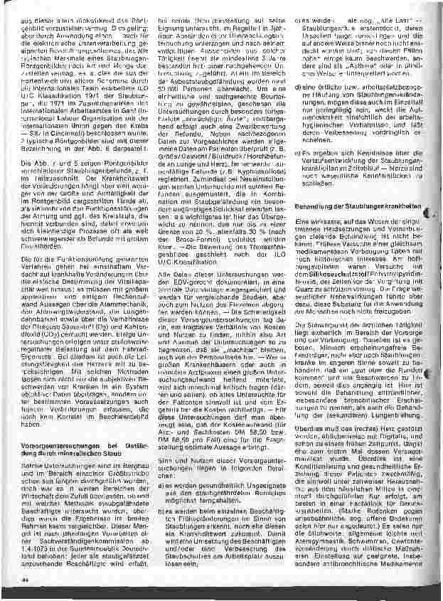 Vorschauseite 5: Arbeitsmedizin 14. Folge: Staublungenerkrankungen