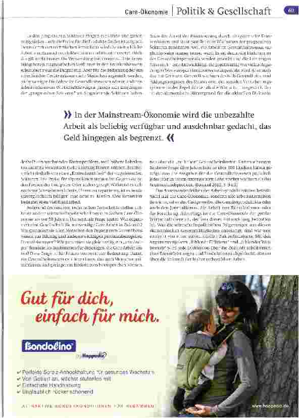 Vorschauseite 4: Unentbehrlich und unbezahlt