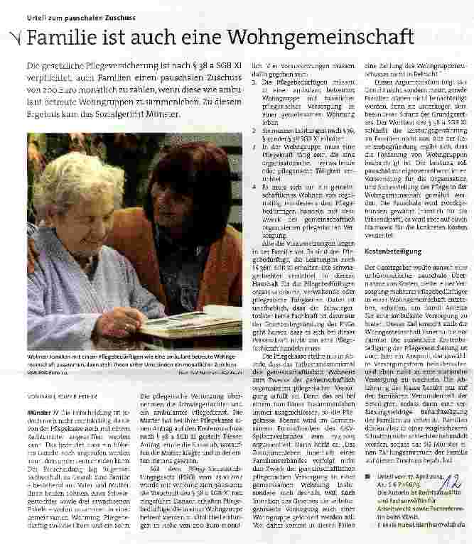 Vorschauseite 1: Familie ist auch eine Wohngemeinschaft