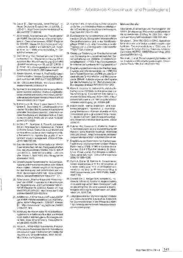 Vorschauseite 3: Anforderungen der Hygiene bei chronischen und sekundär heilenden Wunden
