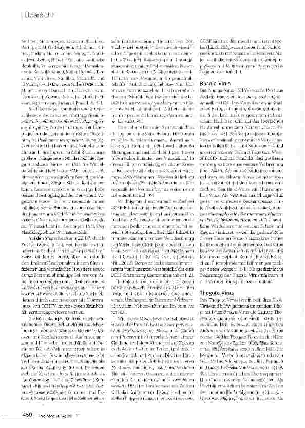 Vorschauseite 6: Zecken-übertragene Virusinfektionen