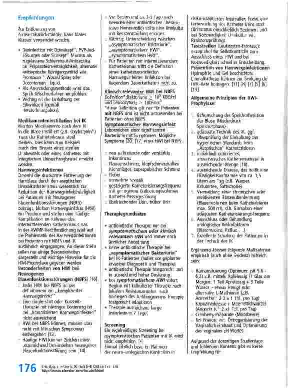 Vorschauseite 4: Neue S2k Leitlinie zur Durchführung und Management des Intermittierenden Katheterismus bei neurogenen Blasenfunktionsstörungen