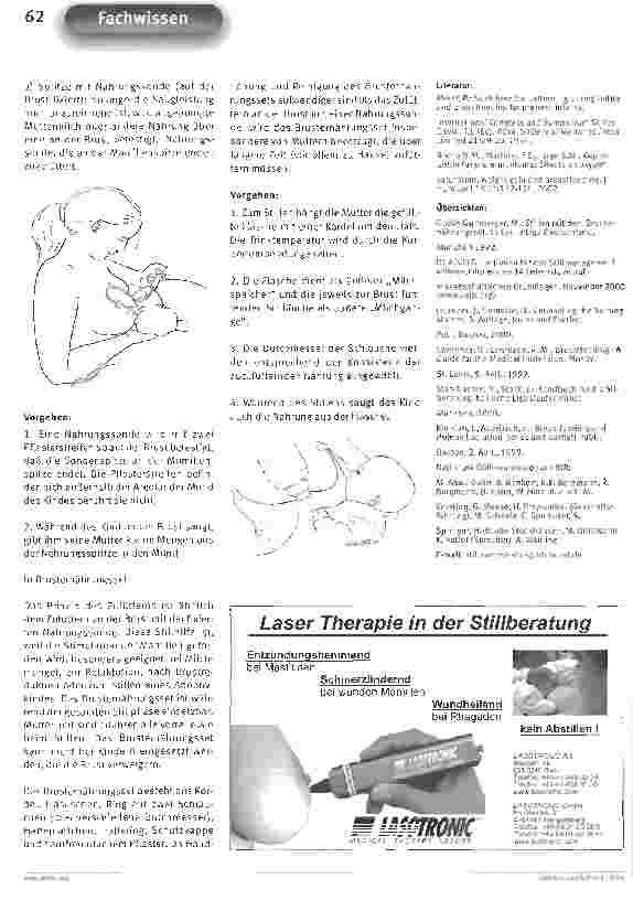 Vorschauseite 3: Zufütterungstechniken für gestillte SäuglingeEmpfehlung der Nationalen Stillkommission am BfR vom 8. Januar 2004