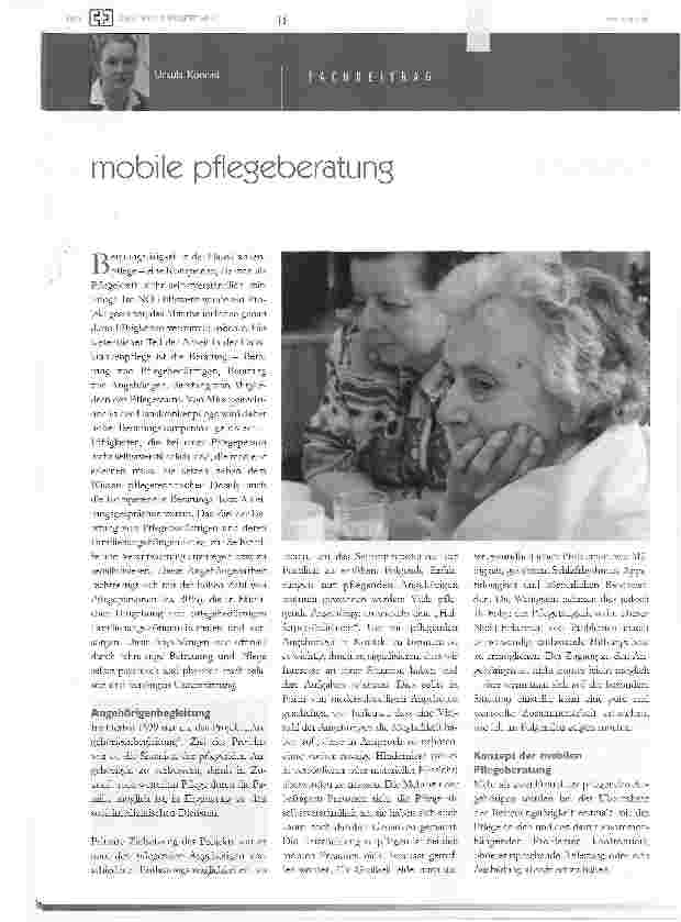 Vorschauseite 1: mobile pflegeberatung