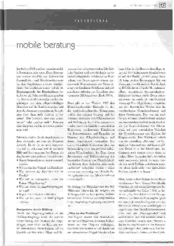 Vorschauseite 2: mobile pflegeberatung