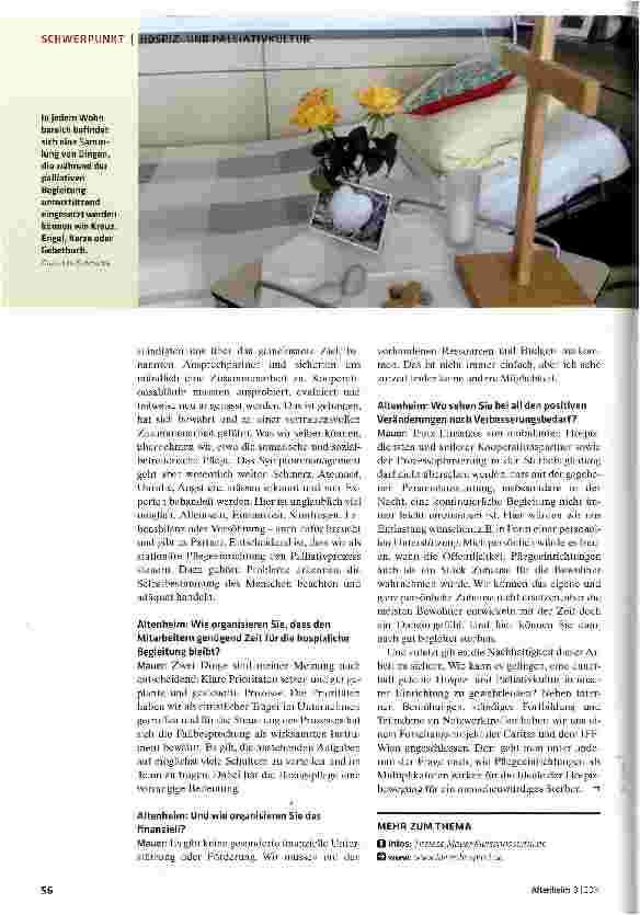 Vorschauseite 3: Palliative Kultur ist Teamleistung