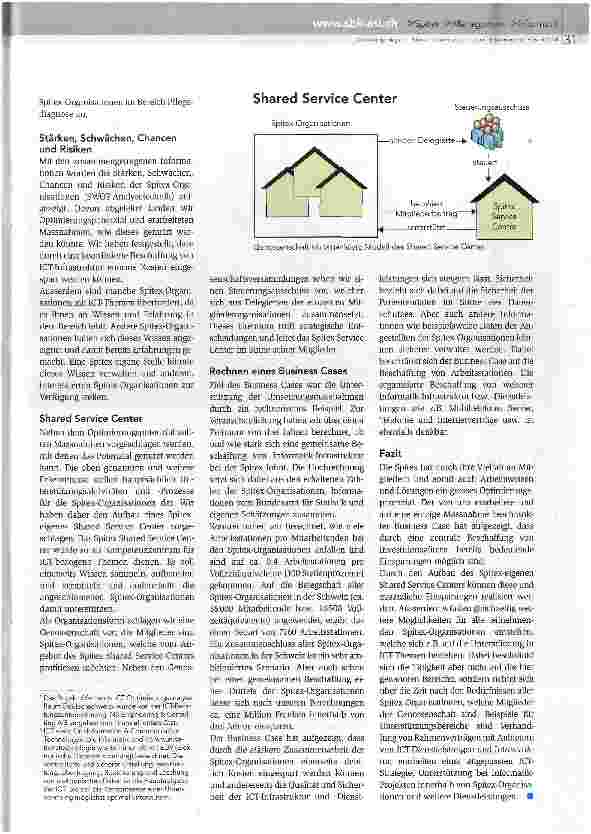 Vorschauseite 2: Spitex: Einsparungspotenzia bei der Informatik